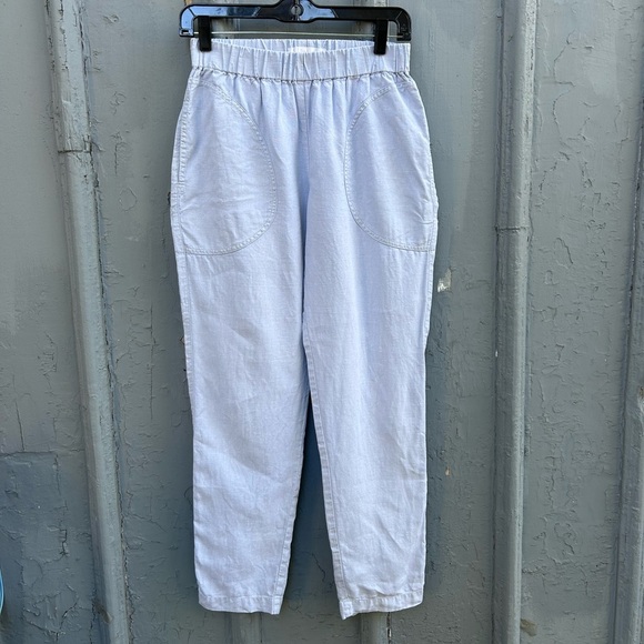 Not Perfect Linen blue Genova pants, size 6 - Picture 4 of 10